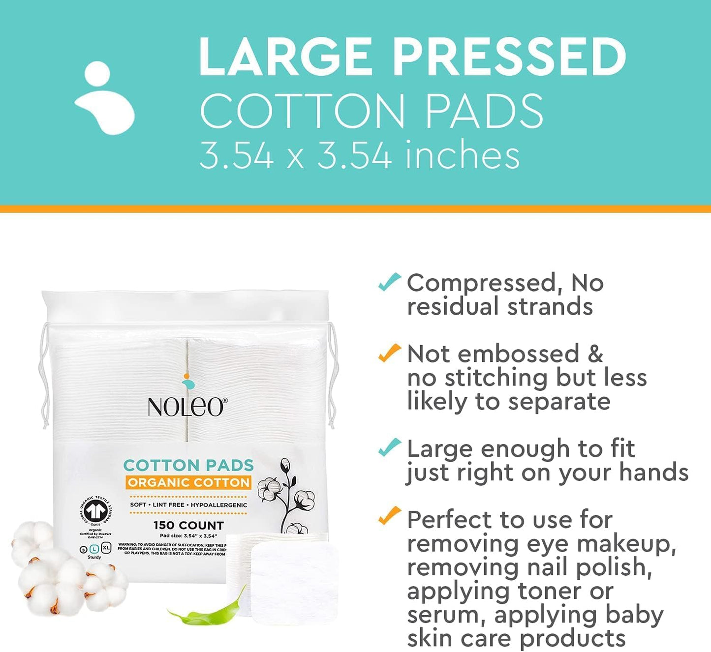 Organic Cotton Rounds & Pads